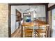 Kitchen boasts a breakfast bar with wood countertop and modern cabinetry at 4822 3Rd S Ave, St Petersburg, FL 33711