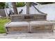 Unique wooden crate seating on the back deck at 4822 3Rd S Ave, St Petersburg, FL 33711