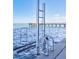 Convenient boat lift for easy access to the water at 7200 Sunshine Skyway S Ln # 7E, St Petersburg, FL 33711