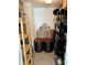 Storage room with shelving for boxes at 7200 Sunshine Skyway S Ln # 7E, St Petersburg, FL 33711