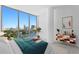 Spacious bedroom with stunning lake and city views at 777 3Rd N Ave # 1204, St Petersburg, FL 33701