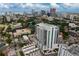 Aerial view of a modern building in a city setting near the water at 777 3Rd N Ave # 1204, St Petersburg, FL 33701