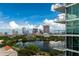 Stunning aerial view showcasing cityscape & lakefront at 777 3Rd N Ave # 1204, St Petersburg, FL 33701