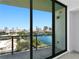 Balcony with glass railings and city view at 777 3Rd N Ave # 1204, St Petersburg, FL 33701