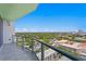Balcony with city and residential area views at 777 3Rd N Ave # 1204, St Petersburg, FL 33701