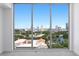 Bedroom with large window and city view at 777 3Rd N Ave # 1204, St Petersburg, FL 33701