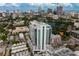High-rise residential building in urban area, aerial view at 777 3Rd N Ave # 1204, St Petersburg, FL 33701