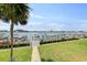 Community boat docks with multiple boats and waterfront access at 660 Island Way # 401, Clearwater, FL 33767