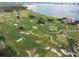 Panoramic aerial view of the lush golf course and waterfront surrounding the community at 6 Belleview Blvd # 706, Belleair, FL 33756