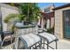 Outdoor patio with seating and small bar area at 7518 Clanton Trl, Hudson, FL 34667