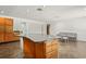 Kitchen with island and wood cabinets at 13600 Ponce De Leon Blvd, Brooksville, FL 34601
