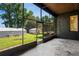 Spacious screened porch overlooking the backyard at 13600 Ponce De Leon Blvd, Brooksville, FL 34601