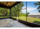 Large screened porch with tranquil backyard view at 13600 Ponce De Leon Blvd, Brooksville, FL 34601