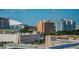 A close-up view of the city's architecture featuring various buildings under a beautiful blue sky at 777 3Rd N Ave # 908, St Petersburg, FL 33701