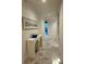 Bright hallway with marble floors, modern decor, and a glimpse of the outside at 777 3Rd N Ave # 908, St Petersburg, FL 33701
