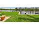Nice backyard with a dock and water access at 18399 Gulf Blvd # 372, Indian Shores, FL 33785