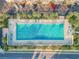 Overhead view of refreshing community swimming pool at 18399 Gulf Blvd # 372, Indian Shores, FL 33785