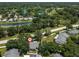Aerial view showing home's location near golf course at 3856 Goldfinch Ct, Palm Harbor, FL 34685