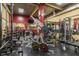 Well-equipped gym with various weight machines and free weights at 5124 Lithia Springs Rd, Lithia, FL 33547