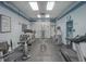 Fitness center with treadmills, elliptical trainers, and weight machines at 400 Island Way # 308, Clearwater, FL 33767
