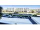 Exterior parking lot with spaces for residents and guests at 400 Island Way # 308, Clearwater, FL 33767