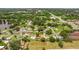 Wide aerial view showcasing the home and surroundings at 6840 Runnel Dr, New Port Richey, FL 34653