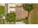 House and backyard, as seen from above at 6840 Runnel Dr, New Port Richey, FL 34653