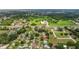 Aerial perspective highlighting home's neighborhood setting at 6840 Runnel Dr, New Port Richey, FL 34653
