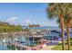 Stunning marina views with numerous boats docked at 1 Seaside Ln # 104, Belleair, FL 33756