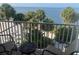 Stunning balcony view overlooking the beach and ocean at 2506 N Rocky Point Dr # 429, Tampa, FL 33607