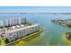 Aerial view showcasing waterfront location and building at 6075 Shore S Blvd # 501, Gulfport, FL 33707