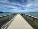 Long wooden pier extending into the water at 100 Bluff View Dr # 208B, Belleair Bluffs, FL 33770