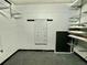 White-walled storage unit with wire shelving and pegboard at 100 Bluff View Dr # 208B, Belleair Bluffs, FL 33770