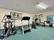 Well-equipped fitness center with cardio and strength machines at 100 Bluff View Dr # 208B, Belleair Bluffs, FL 33770