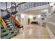 Building lobby with seating area, mailboxes, and stairs at 6268 Palma Del Mar S Blvd # 407, St Petersburg, FL 33715