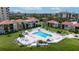 Community pool and hot tub area at 6268 Palma Del Mar S Blvd # 407, St Petersburg, FL 33715