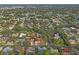 Wide shot of neighborhood showing location of property at 2502 Indigo Dr, Dunedin, FL 34698