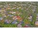 Wide shot of suburban neighborhood with houses at 2502 Indigo Dr, Dunedin, FL 34698