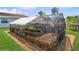 Chicken coop with run and covered area at 4145 Star Island Dr, Holiday, FL 34691