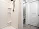 Bathroom with shower and tile flooring at 105 Cascade Bend Dr, Ruskin, FL 33570