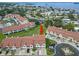 Aerial view showcasing property location and community at 2376 Hanover Dr, Dunedin, FL 34698