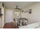 Small dining area with a wooden table and four chairs at 5245 Amulet Dr # 306, New Port Richey, FL 34652
