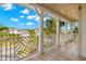 Covered balcony overlooking the community at 709 Manns Harbor Dr, Apollo Beach, FL 33572