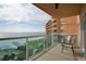 Spacious balcony overlooking the ocean and beach at 880 Mandalay Ave # C713, Clearwater Beach, FL 33767