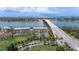 Aerial view of condo community near bridge and water at 5701 Bahia Del Mar Cir # 507, St Petersburg, FL 33715