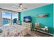 Bedroom with stunning water views and relaxing decor at 5701 Bahia Del Mar Cir # 507, St Petersburg, FL 33715