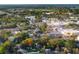 Wide aerial view of property and surrounding area at 55 W Lemon St, Tarpon Springs, FL 34689