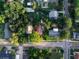 Aerial view of property, highlighting its size and lot at 55 W Lemon St, Tarpon Springs, FL 34689