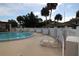 Enjoy this refreshing community pool with surrounding lounge chairs at 1829 Bough Ave # 4, Clearwater, FL 33760