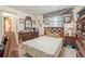 Bedroom with double bed and wood furniture at 7313 S Obrien St, Tampa, FL 33616
